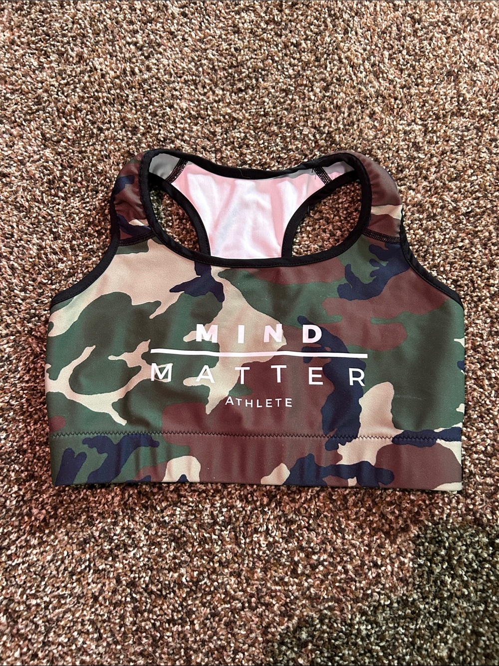 Mind Matter Athlete Camo Sports Bra